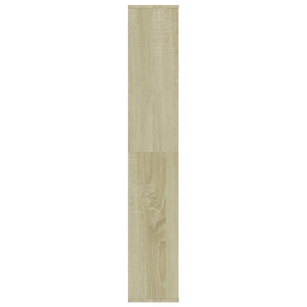 Room Divider/Book Cabinet Sonoma Oak 100x24x140 cm Engineered Wood