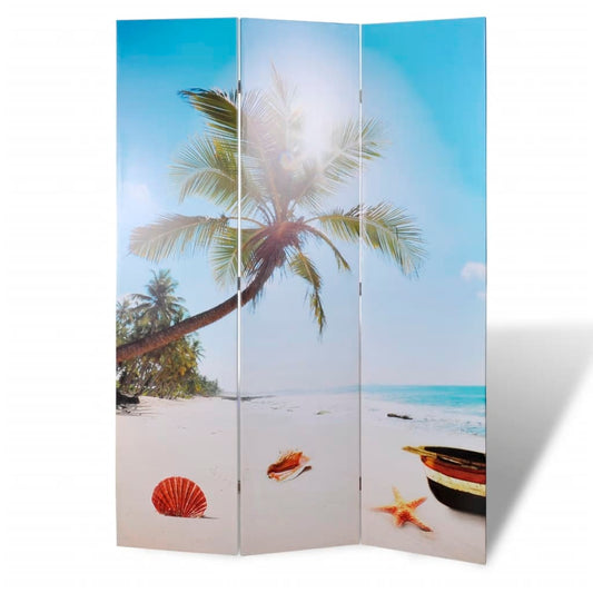 Folding Room Divider 120x170 cm Beach