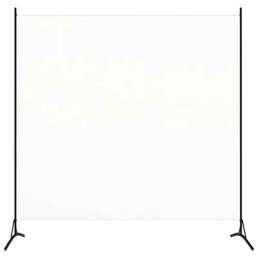 Room Divider White 175x180 cm Fabric