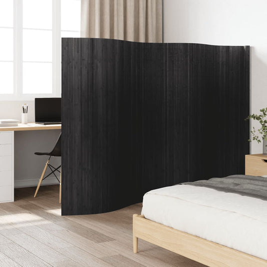 Room Divider Grey 165x400 cm Bamboo